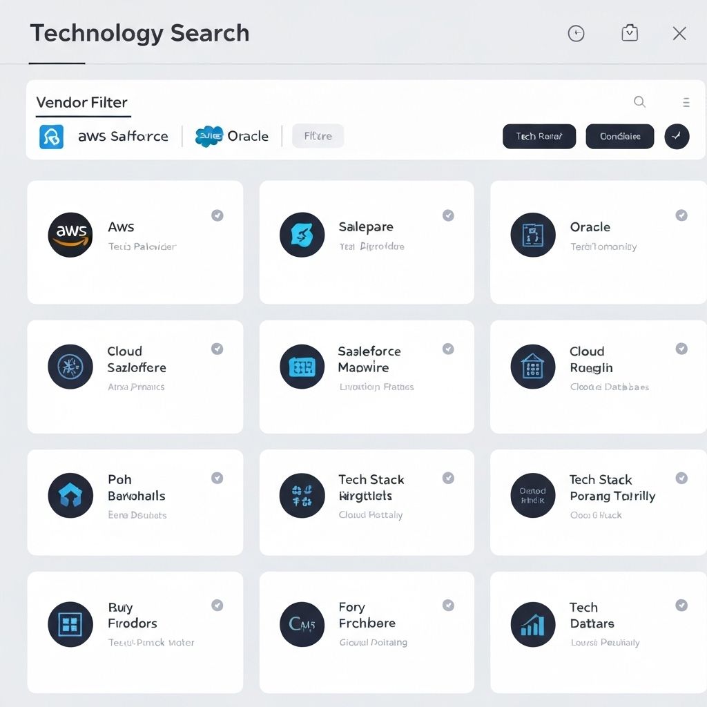 Technology Search Interface